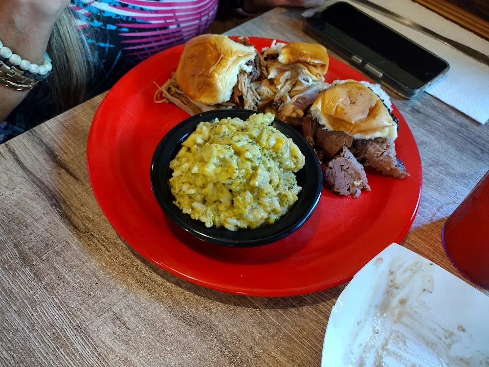 Sliders with Broccoli Rice